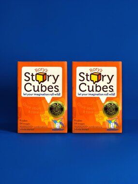 (Lot of 2) Rory's Story Cubes Original Set 9 Cubes 54 Images Gamewright COMPLETE
